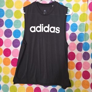 Adidas Mens Black Muscle Tee